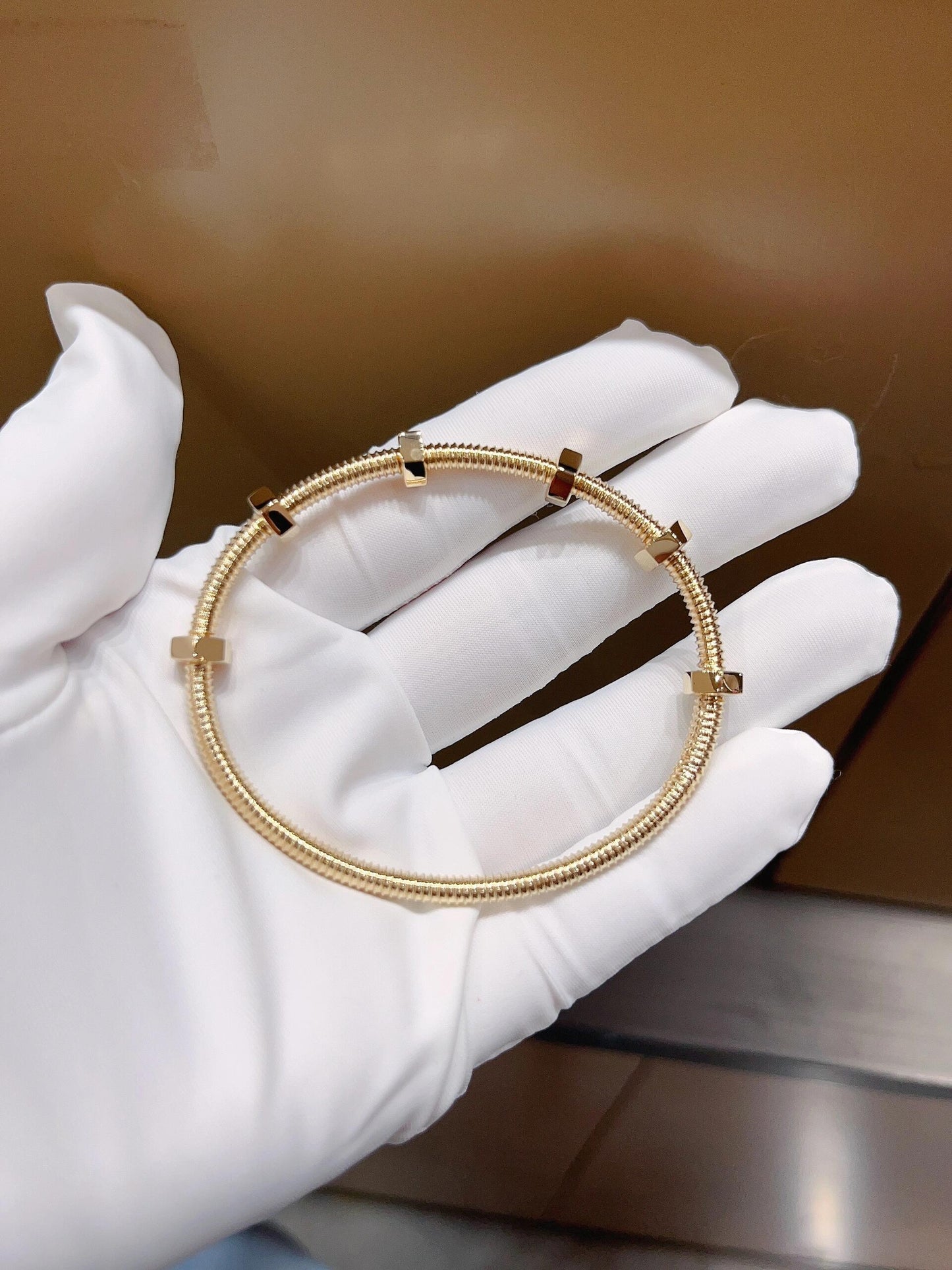 [✨ROSE💎 jewelrys]CT THREADED BRACELET