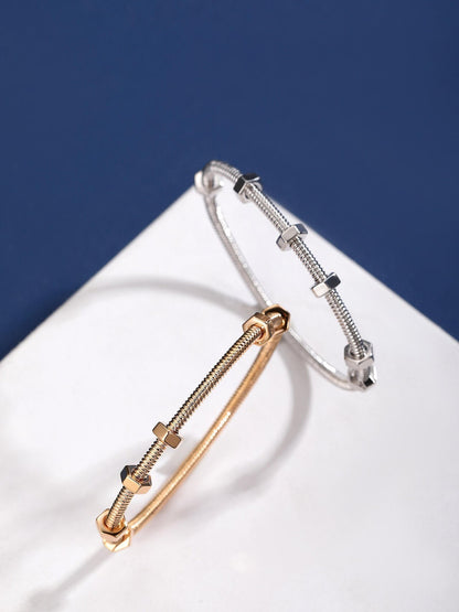 [✨ROSE💎 jewelrys]CT THREADED BRACELET