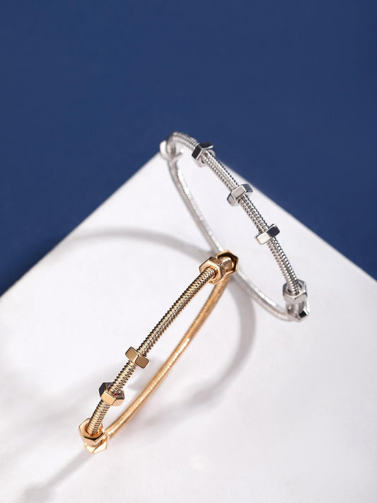 [✨ROSE💎 jewelrys]CT THREADED BRACELET