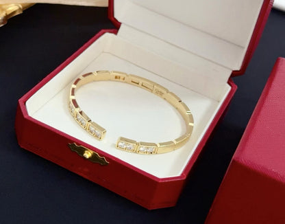 [✨ROSE💎 jewelrys]LOVE DIAMOND OPEN  BRACELET