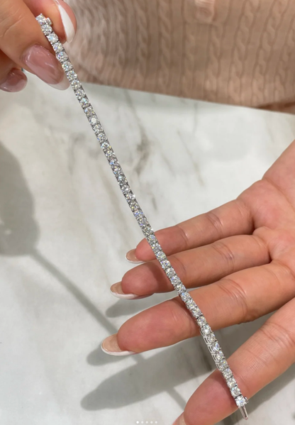 [✨ROSE💎]  CLASSIC BASEBALL BRACELAT, 52 DIAMOND