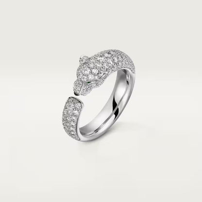 [✨ROSE💎]PANTHERE FULL DIAMOND SMALL RING
