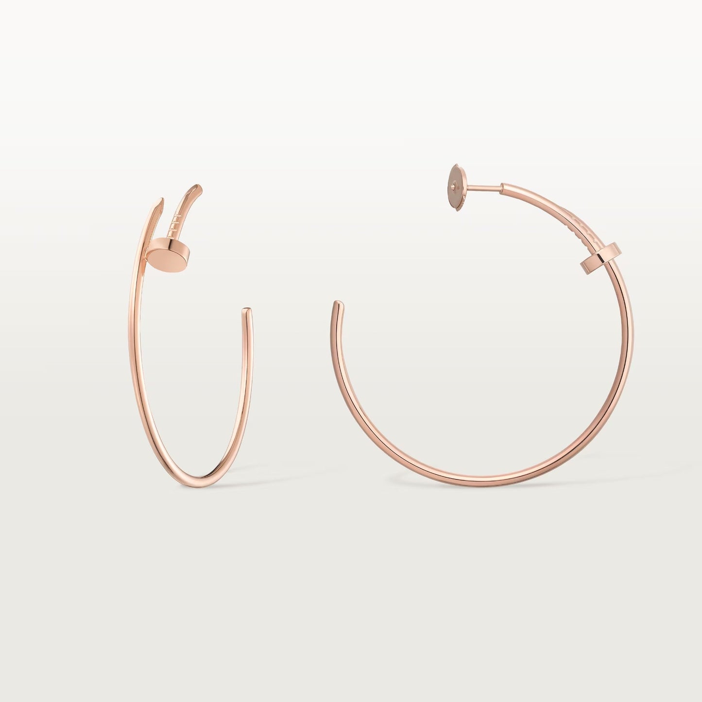 [✨ROSE💎]JUSTE NO DIAMOND LARGE EARRINGS