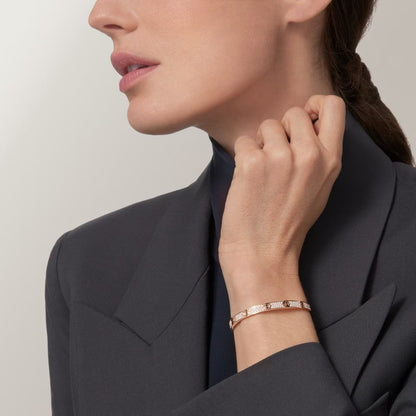 [✨ROSE💎]LOVE BRACELET 4.8MM DIAMOND-PAVED