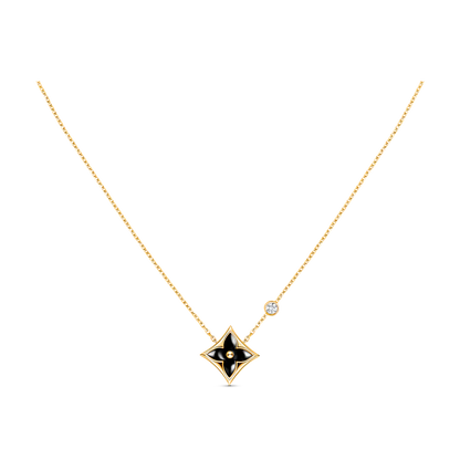 [✨ROSE💎]STAR BLACK MOP NECKLACE