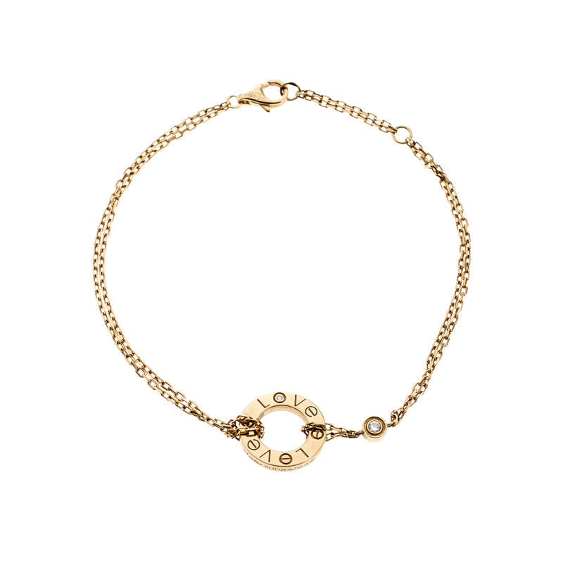 [✨ROSE💎]LOVE BRACELET 2 DIAMOND