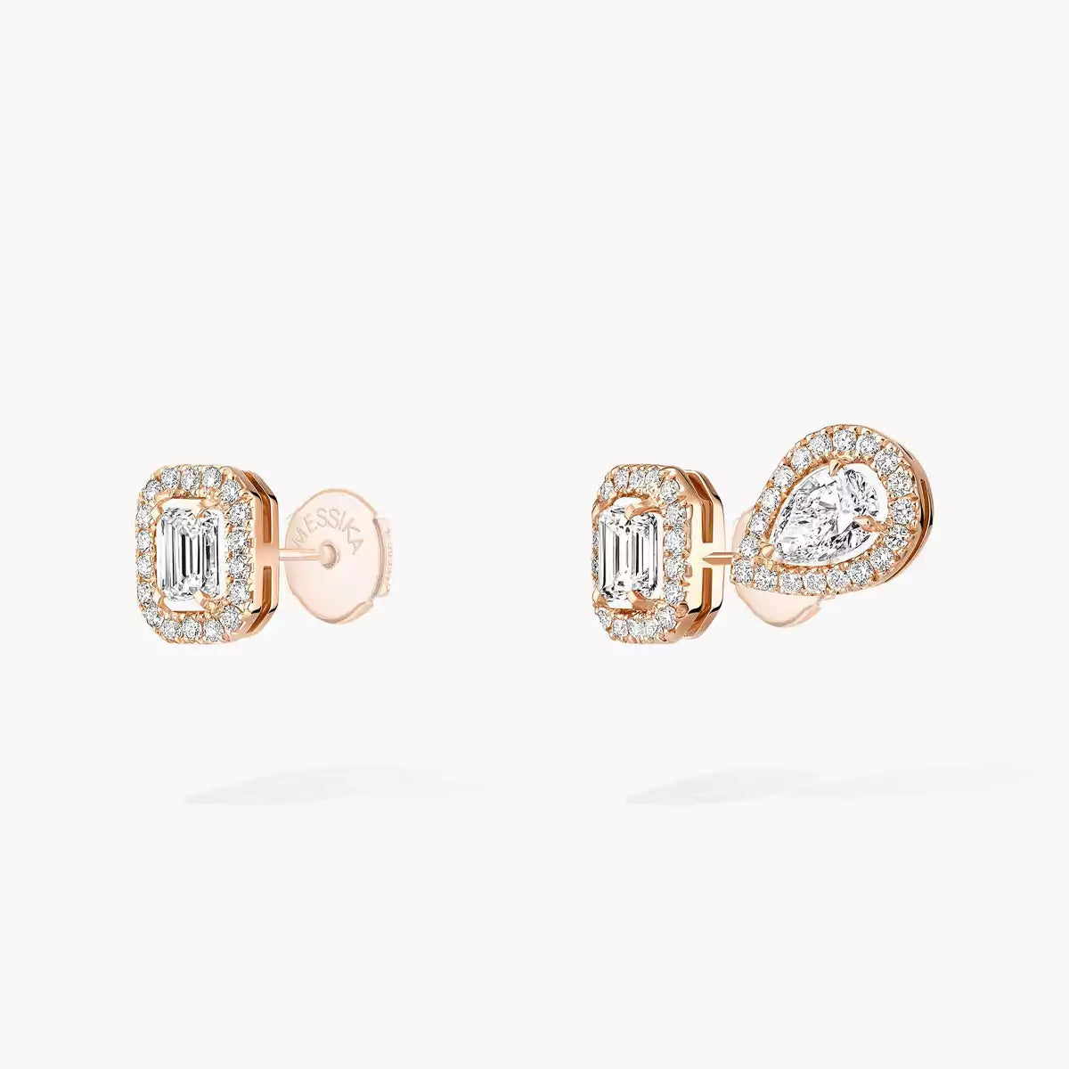 [✨ROSE💎]Diamond Earrings 0,10ct My Twin 1+2