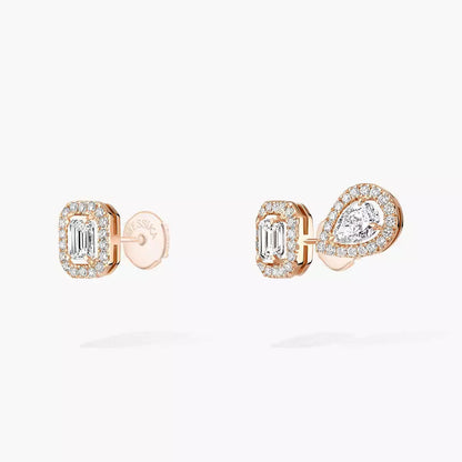 [✨ROSE💎]Diamond Earrings 0,10ct My Twin 1+2