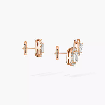[✨ROSE💎]Diamond Earrings 0,10ct My Twin 1+2