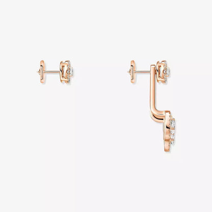 [✨ROSE💎] My Twin Trio  Diamond Earrings