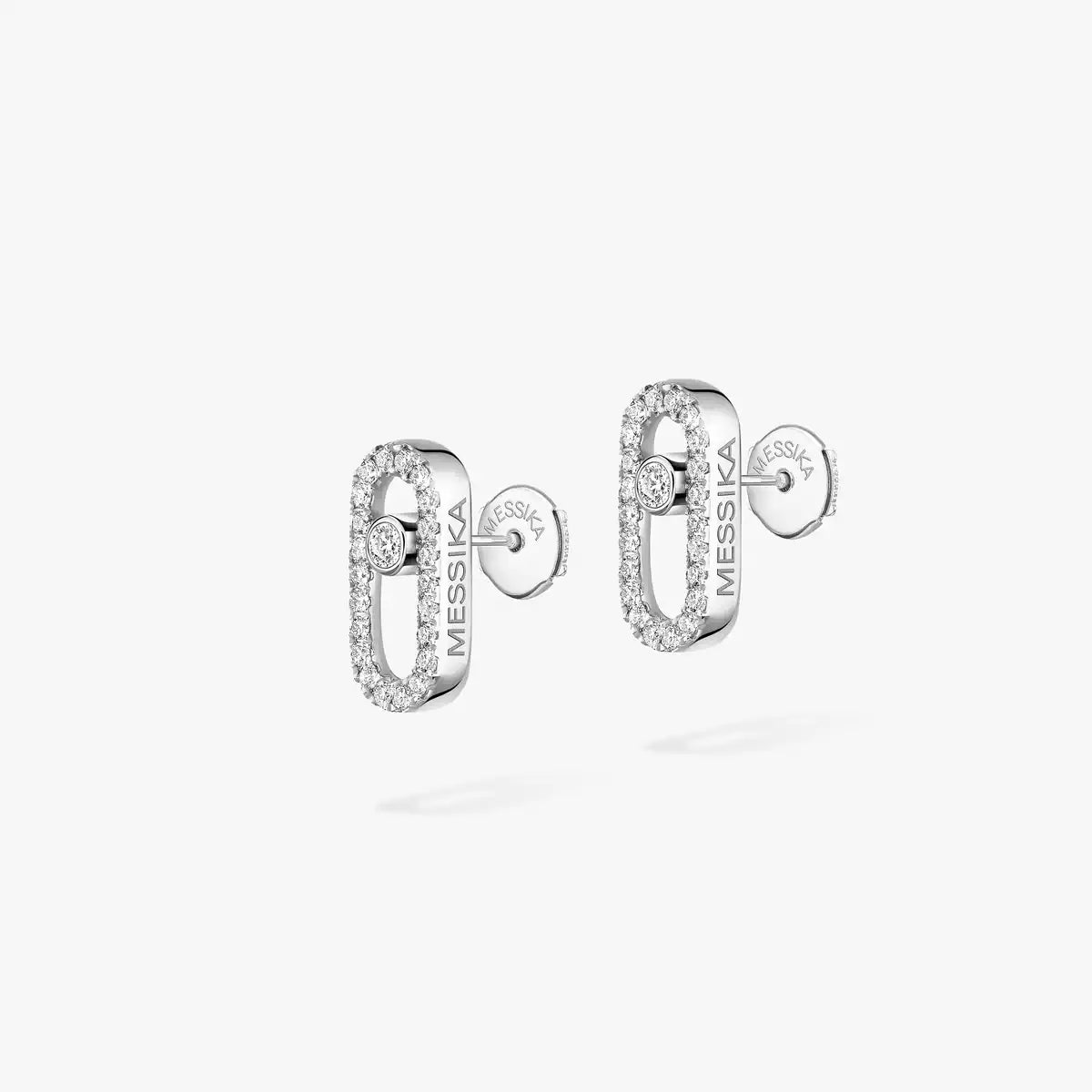 [✨ROSE💎]Move Uno Diamond Earrings