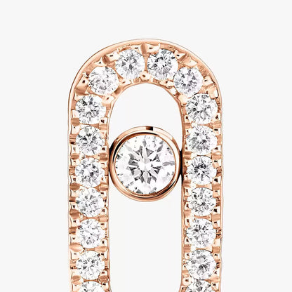 [✨ROSE💎]Move Uno Diamond Earrings