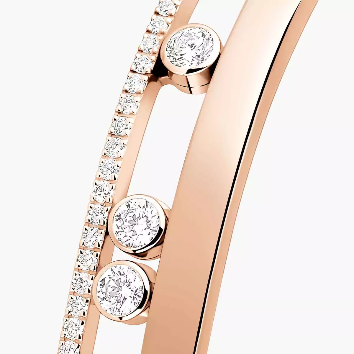 [✨ROSE💎]Move Romane Diamond Bangle Bracelet