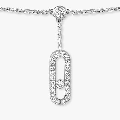 [✨ROSE💎] Move Uno pavé ankle bracelet