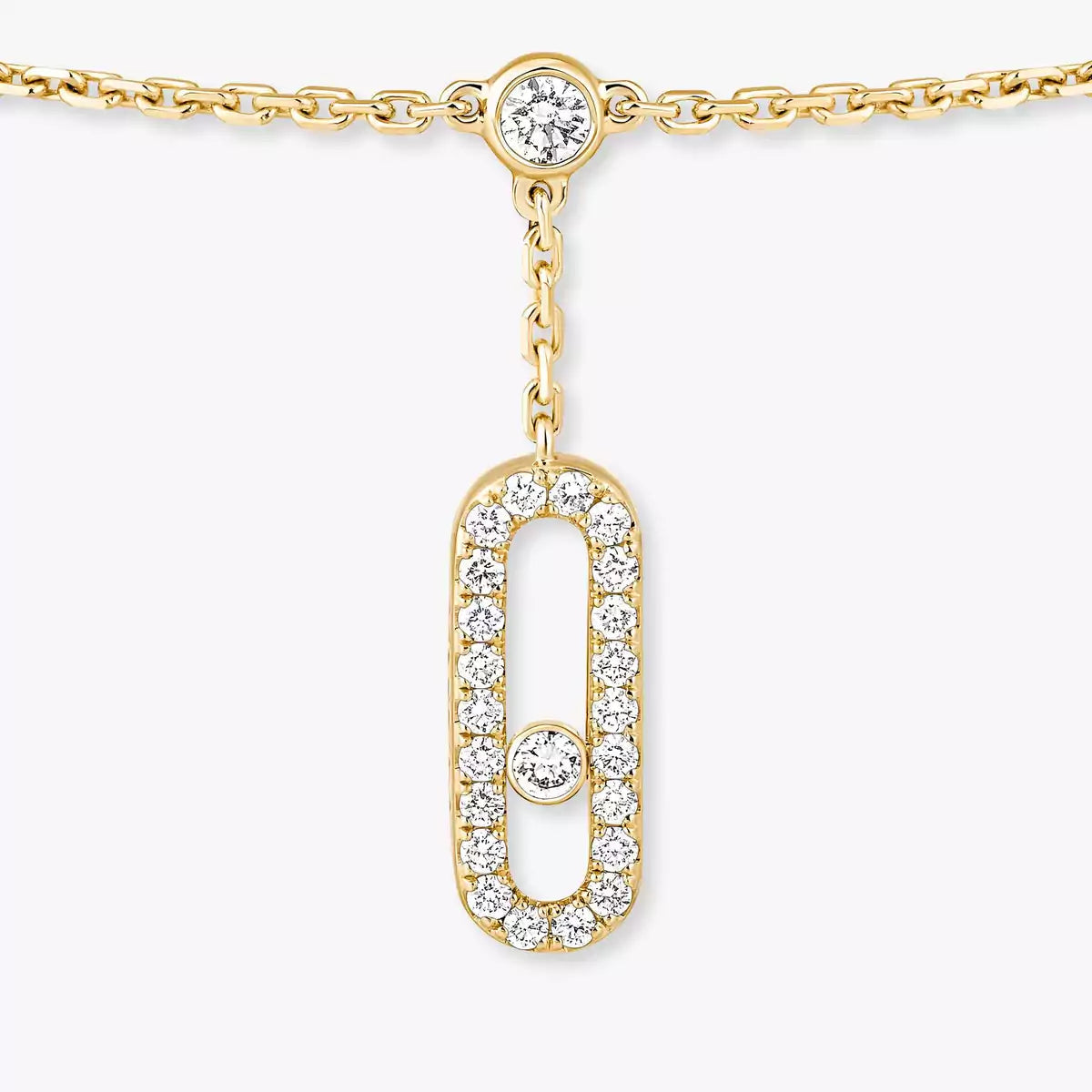 [✨ROSE💎] Move Uno pavé ankle bracelet