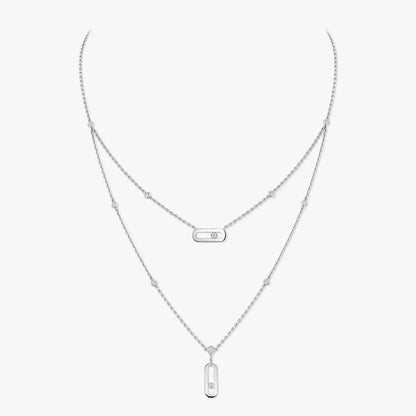 [✨ROSE💎] Move Uno Diamond Necklace