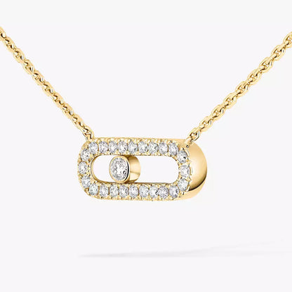 [✨ROSE💎]Diamond Necklace Move Uno