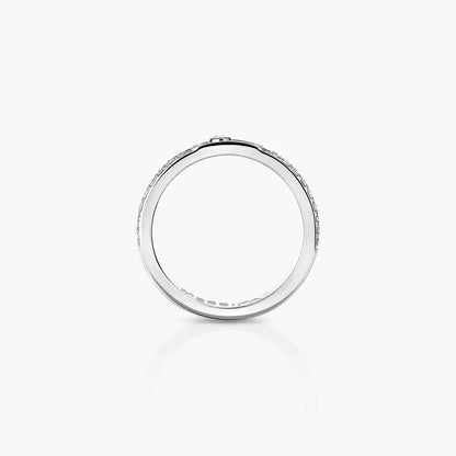[✨ROSE💎]Move Joaillerie Pave_ Diamond Wedding Ring