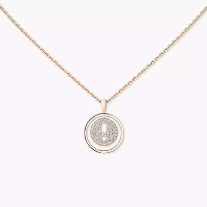 [✨ROSE💎] Lucky Move Diamond Necklace
